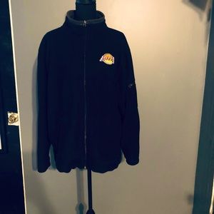 Fossa Lakers logo, Large heavy weight zip front. Men’s